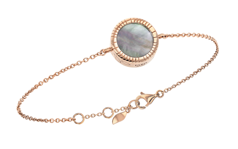 Bracelet-Chaîne-Lumière-L13-Or rouge-Nacre Grise-1800×1127