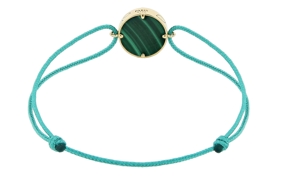 Bracelet-Cordon-Lumière-L13-Or jaune-Malachite-2