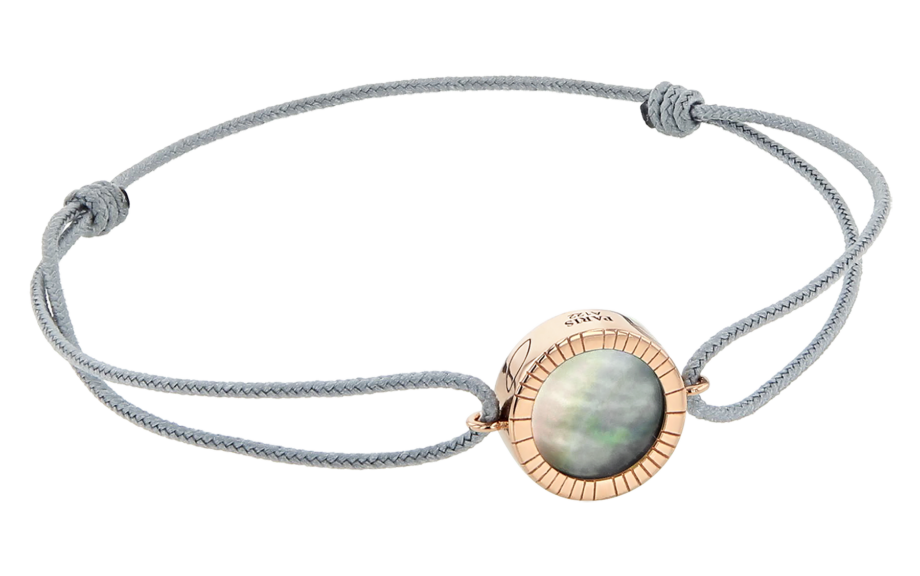 Bracelet-Corodn-Lumière-L13-Or rouge-nacre grise-1