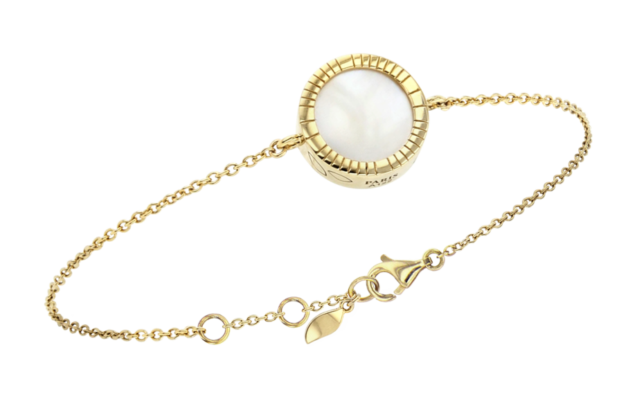 Bracelet-chaîne-Lumière-L13-Or jaune-nacre blanche-1800×1127