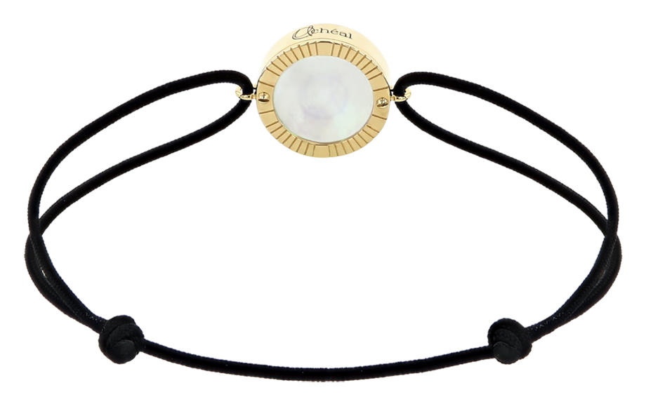 Bracelet-corodn-Lumière-L15-Or jaune-Nacre blanche-2