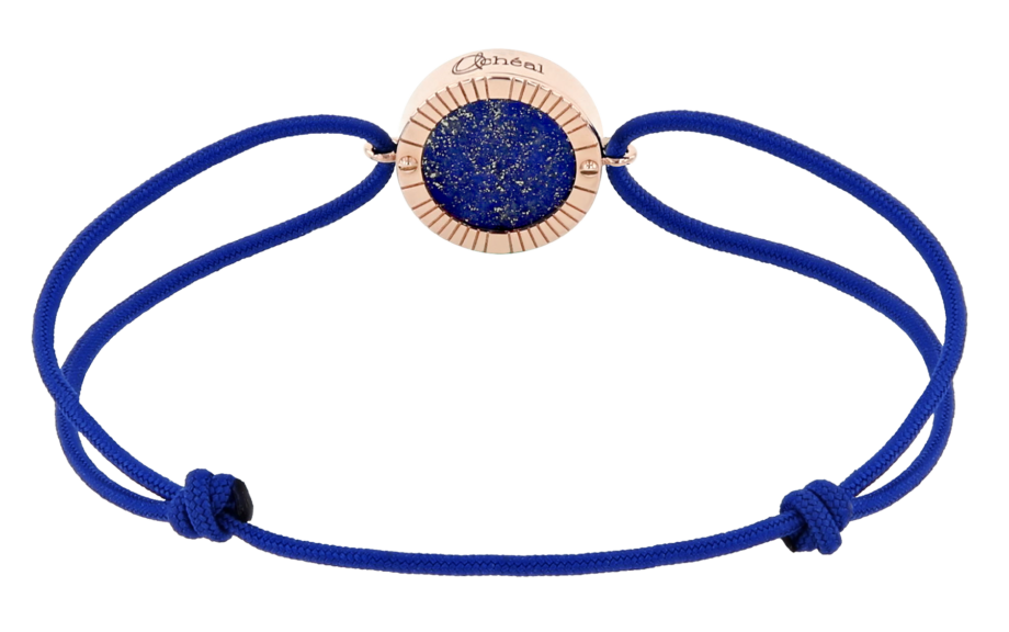 Bracelet-Cordon-Lumière-L15-Or rouge-Lapis lazuli-2-1800×1127